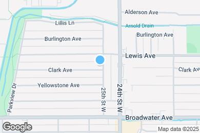 Map image of the property - 1006 25th St W