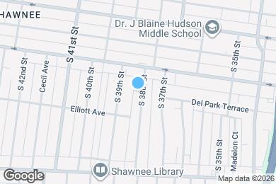 Map image of the property - 624 S 38th St