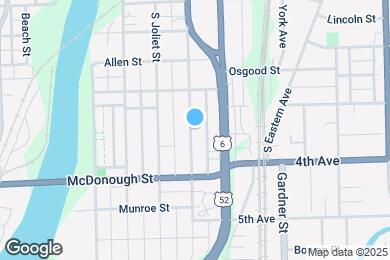 Map image of the property - 322 S Ottawa St