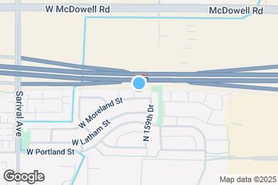 Map image of the property - 1257 N 159th Ln