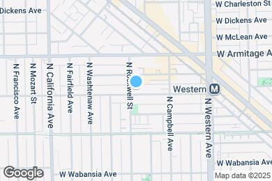 Map image of the property - 2554 W Cortland St