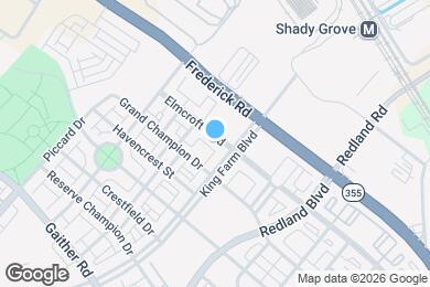 Map image of the property - The Residences at King Farm Apartments