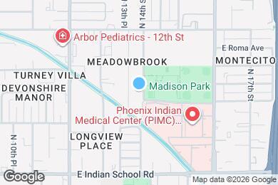 Map image of the property - 4310 N 14th St