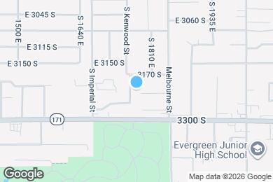Map image of the property - 3205 S Kenwood St