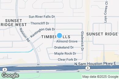 Map image of the property - 10919 Almond Grove