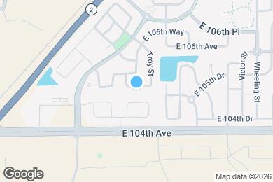 Map image of the property - 12742 E 105th Ave