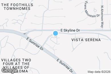 Map image of the property - 6359 N Vuelta Tajo