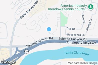 Map image of the property - Sand Canyon Villas