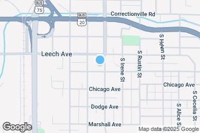 Map image of the property - 417 S Fairmount St