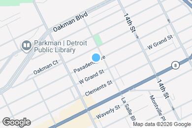 Map image of the property - 2433 Pasadena St