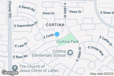 Map image of the property - 18702 E Ryan Rd