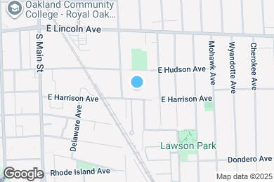 Map image of the property - 533 E Harrison Ave