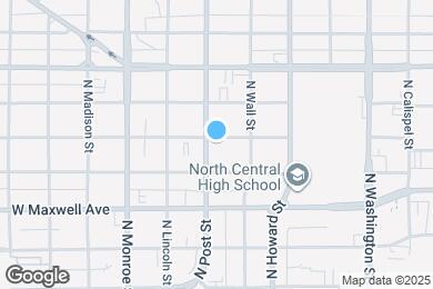 Map image of the property - 729 W Augusta Ave