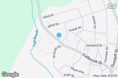 Map image of the property - 158 Fallbrook St