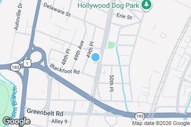 Map image of the property - 9038 Rhode Island Ave