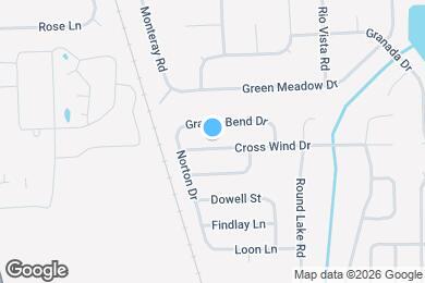 Map image of the property - 606 Cross Wind Dr