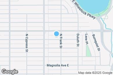 Map image of the property - 1105 Rose Ave E