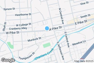 Map image of the property - 121 W Pike St
