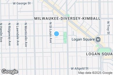 Map image of the property - 3441 W Schubert Ave