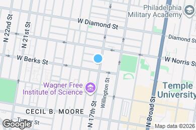 Map image of the property - 1914 N 17th St