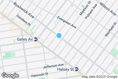 Map image of the property - 1116 Bushwick Ave