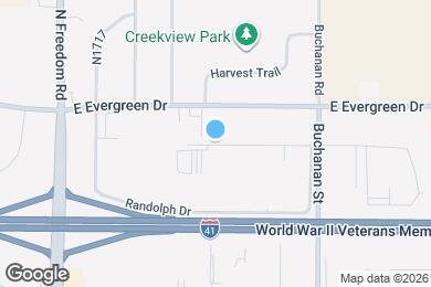 Map image of the property - 702 Hartzheim Dr