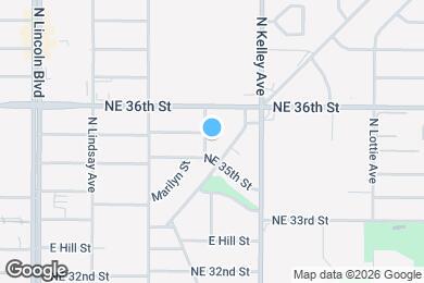 Map image of the property - 3608 N Laird Ave