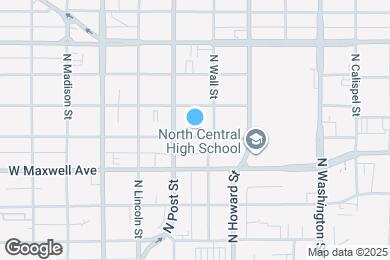 Map image of the property - 718 W Spofford Ave