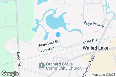 Map image of the property - 831 N Pontiac Trail