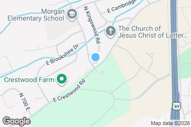 Map image of the property - 943 E Crestwood Rd
