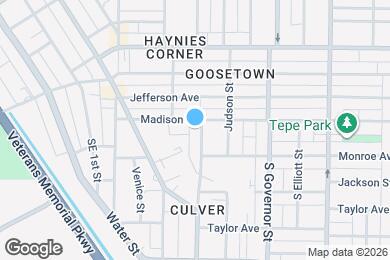 Map image of the property - 1207 Culver Dr