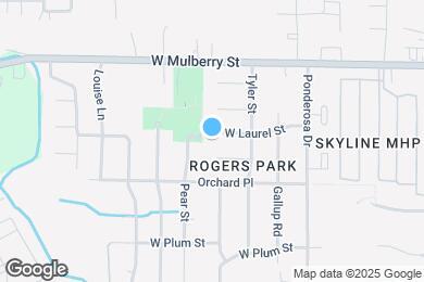 Map image of the property - 2537 W Laurel St