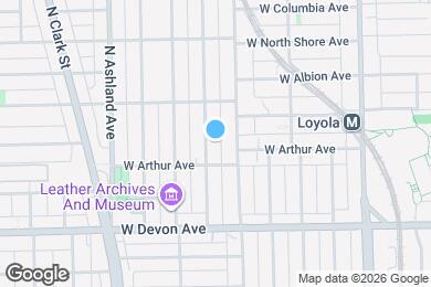 Map image of the property - 6517 N Newgard Ave