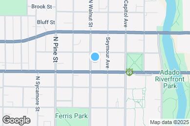 Map image of the property - 716 N Walnut St