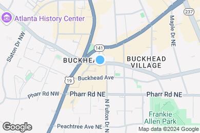 Map image of the property - The Residence Buckhead Atlanta