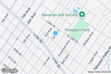 Map image of the property - 1523 2nd Avenue