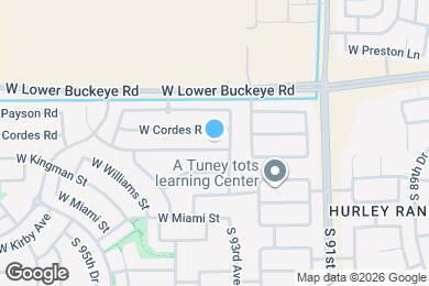 Map image of the property - 9318 W Williams St