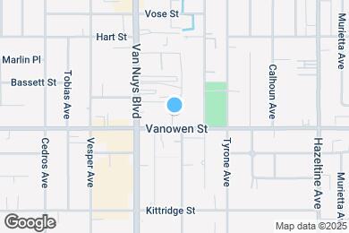 Map image of the property - 14411 Vanowen St.