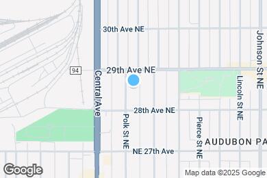 Map image of the property - 2827 Polk St NE
