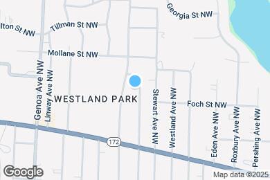 Map image of the property - 317 Locke Ave NW