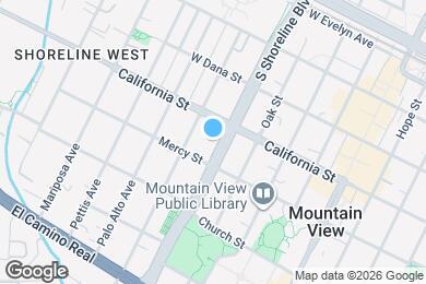 Map image of the property - 450 S Shoreline Blvd