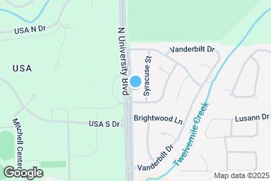 Map image of the property - 308 N University Blvd