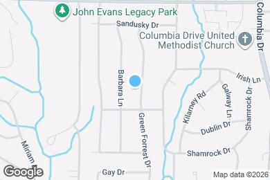 Map image of the property - 2145 Green Forrest Dr