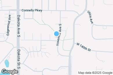 Map image of the property - 13990 Yosemite Ave S