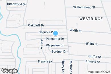 Map image of the property - 805 Poinsettia Dr