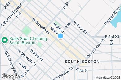 Map image of the property - 380 W Broadway