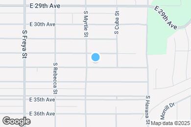 Map image of the property - 4017 E 33rd Ave