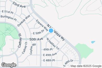 Map image of the property - 19746 E 50th Ave