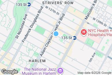 Map image of the property - 190 W 134th St