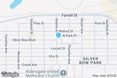 Map image of the property - 1310 Adams Ave